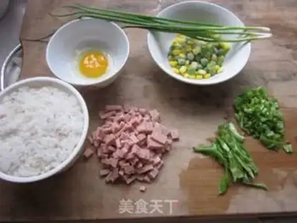 Make egg fried rice step 0