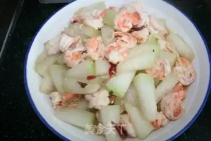 Make Shrimp and winter melon strips step 5