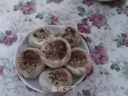 Make Sesame cakes with sesame sauce step 12