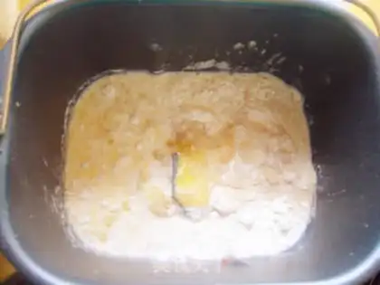 Make honey black sesame bun step 0