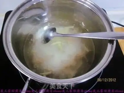 Make abalone porridge step 4