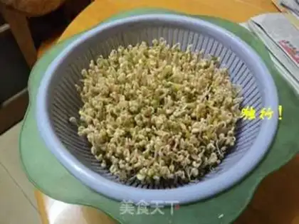 Make Spontaneous mung bean sprouts step 7
