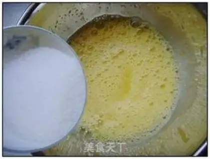Make Black sesame cake step 1