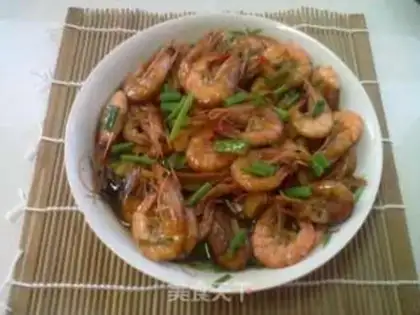 Make Braised prawns step 9