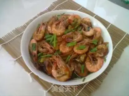 Make Braised prawns step 10
