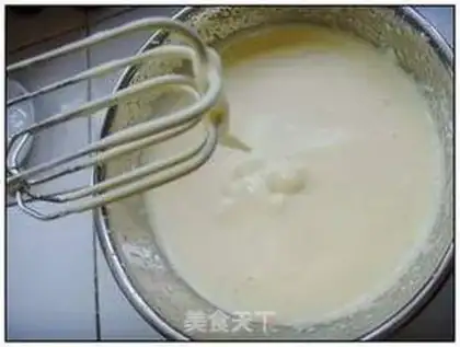 Make Black sesame cake step 3