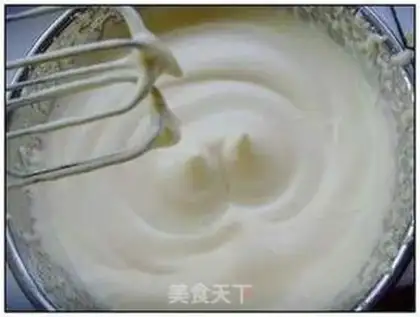 Make Black sesame cake step 4