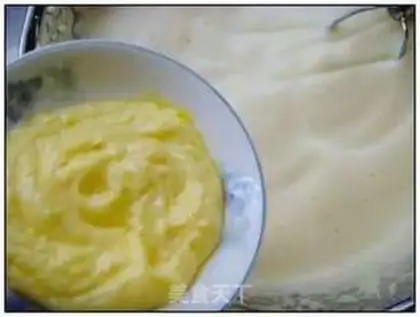 Make Black sesame cake step 5