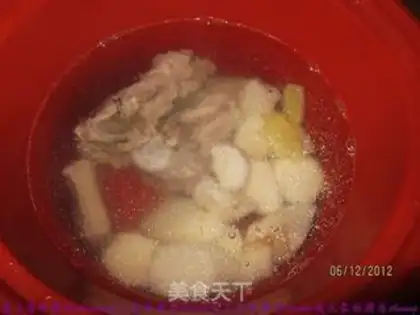 Make Ribs and yam soup step 3