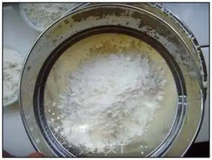 Make Black sesame cake step 6
