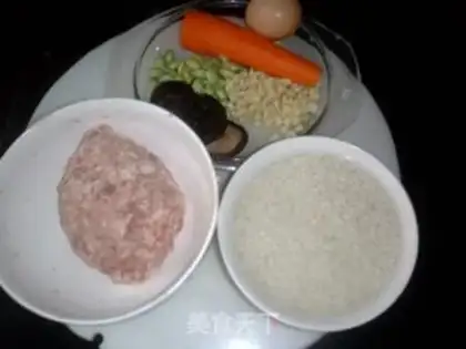Make glutinous rice fried rice step 0