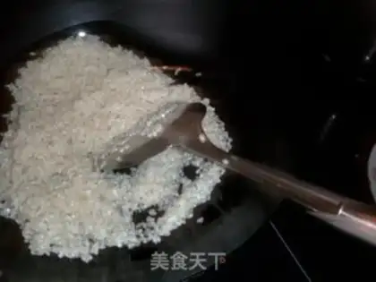 Make glutinous rice fried rice step 4