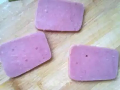 Make bowknot egg fried rice step 0