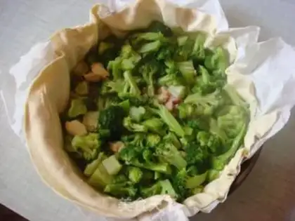 Make French broccoli pie step 7