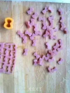 Make bowknot egg fried rice step 3
