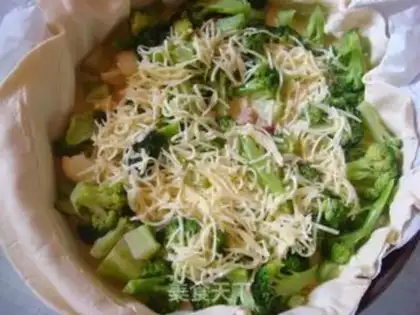 Make French broccoli pie step 8