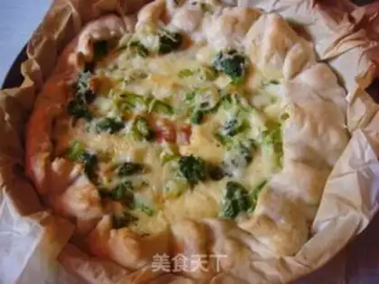 Make French broccoli pie step 9