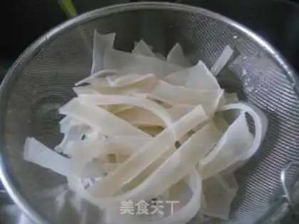 Make Cold rice noodles step 2
