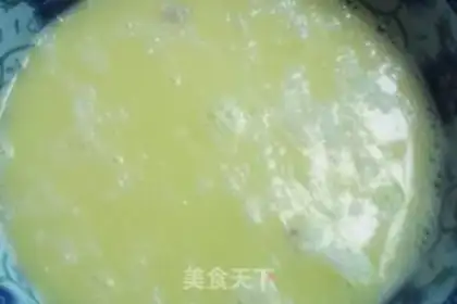 Make steamed frozen eggs step 1