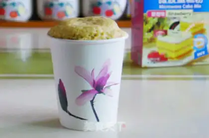Make Microwave cake step 6