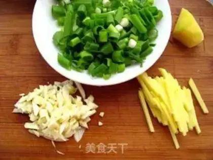 Make Dry frying and partial mouth step 1