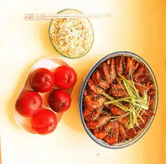 Make Spicy shrimp snail step 16