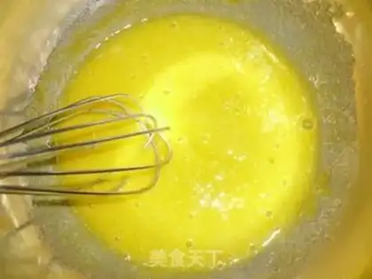 Make Colored wave dot cake roll step 1