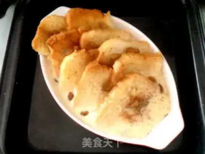 Make Fragrant toast pudding step 12