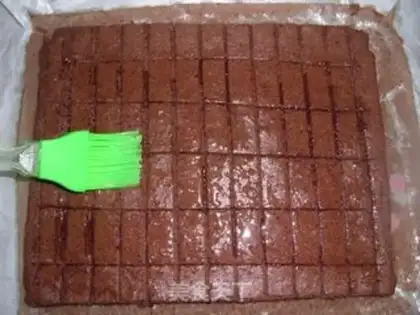 Make Colored wave dot cake roll step 17