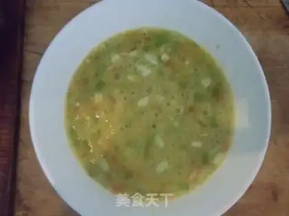 Make Garlic egg cake step 2