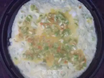 Make Garlic egg cake step 3