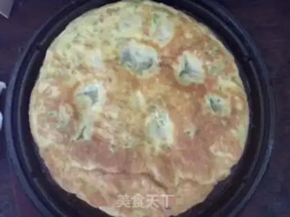 Make Garlic egg cake step 4