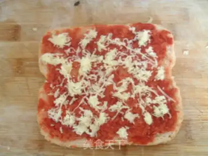 Make mini pizza step 4