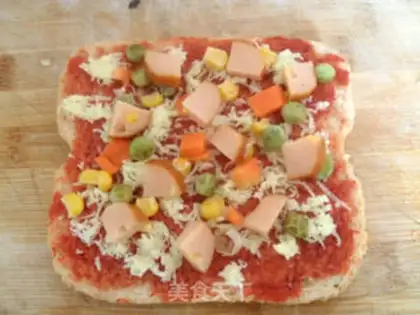 Make mini pizza step 6