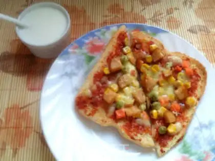 Make mini pizza step 14