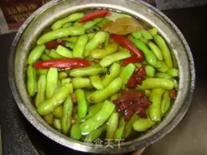 Make salted edamame step 4