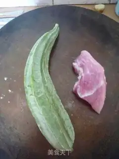 Make Steamed loofah step 0