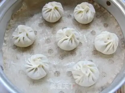 Make Steamed buns with onion and pork step 13