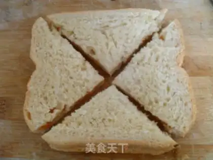 Make Mini triangle pork floss step 5