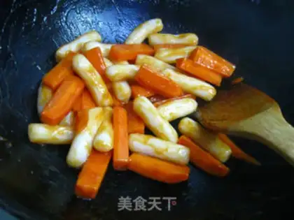 Make Rice cake with tomato sauce step 6