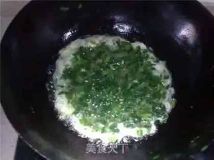 Make Fried eggs with leek step 6