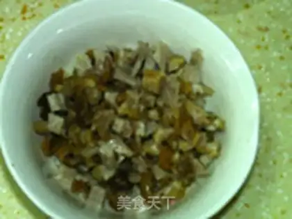 Make Grain-grain bacon rice dumplings step 7