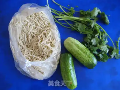 Make cold noodles step 0
