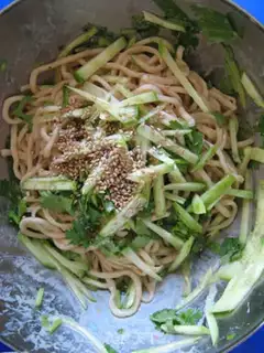 Make cold noodles step 3