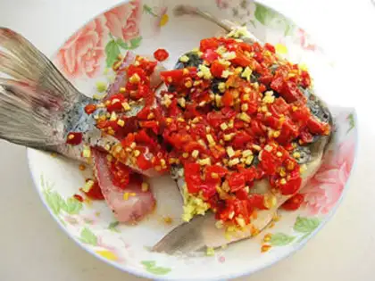 Make chopped fish with pepper step 2
