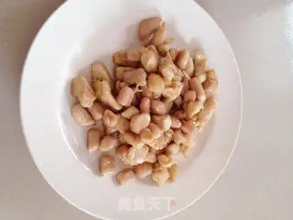 Make diced chicken with tomato sauce step 3