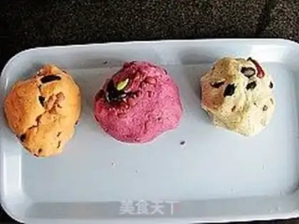Make Steamed cake with finger bean stuffing step 6