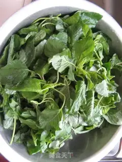 Make Amaranth pot sticker step 2