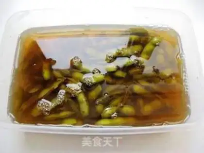 Make Tea fragrant edamame step 5