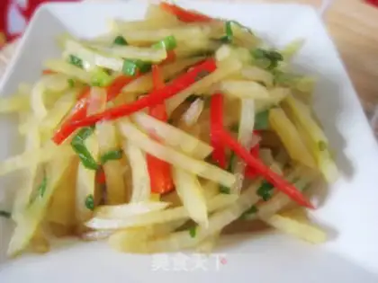 Make Spicy shredded potatoes salad step 4